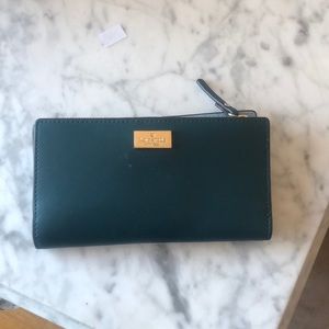 Dark teal Kate Spade wallet